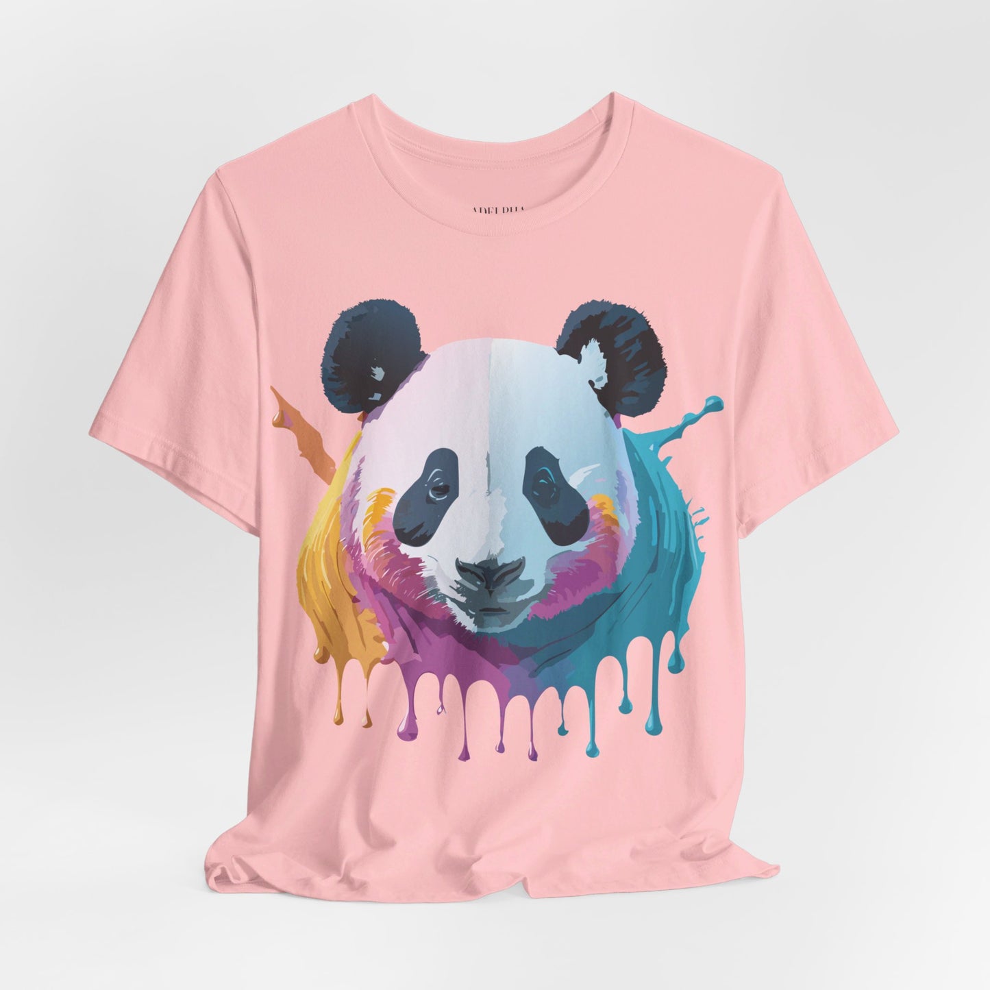 T-shirt en coton naturel avec panda