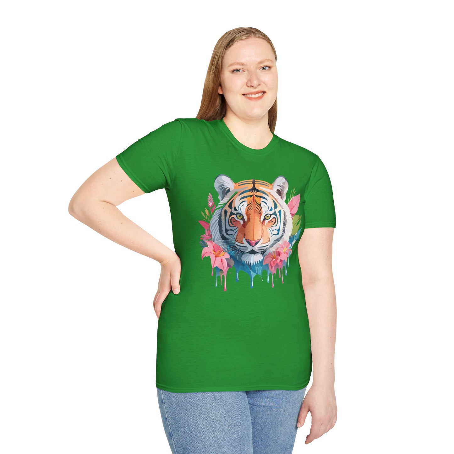 Tiger Shirt, Shirt with Tiger, Animal Tee, Shirt with Animals