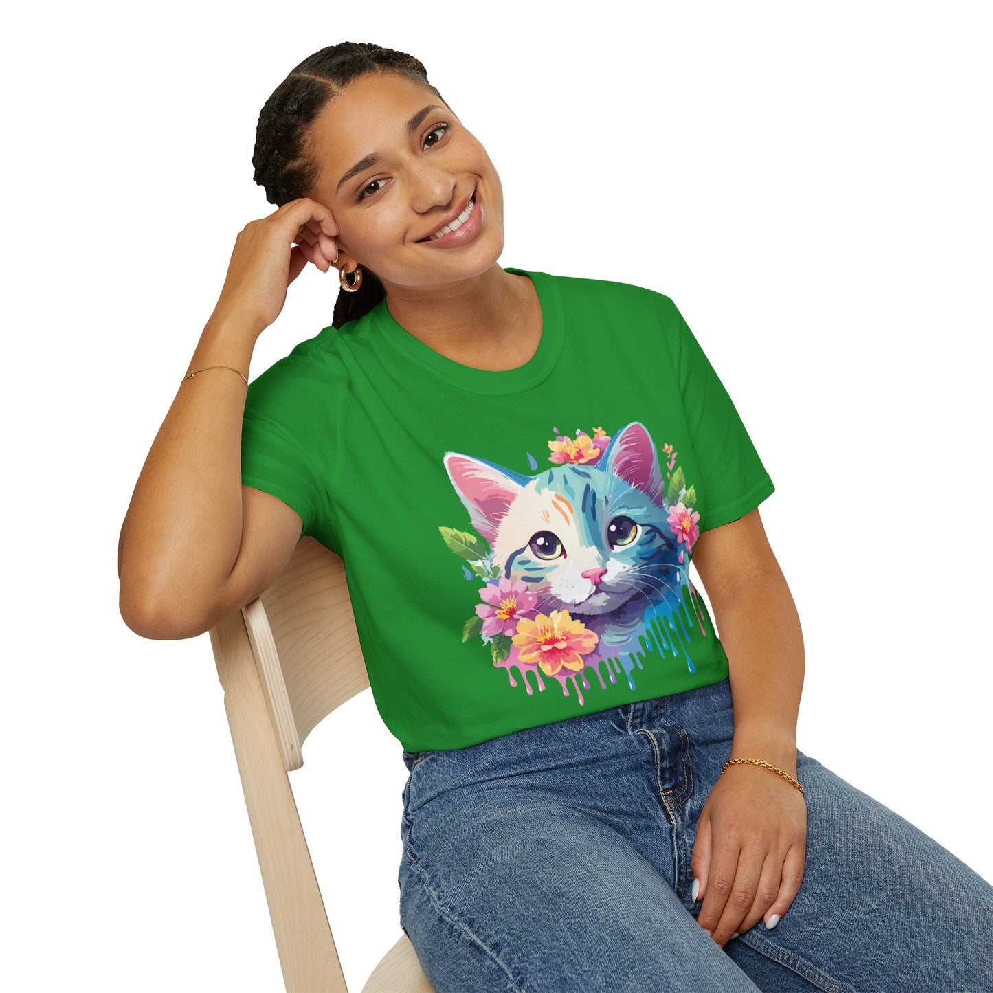 Cat Shirt, Shirt with Cat, Cats Tee, Kitten Tee