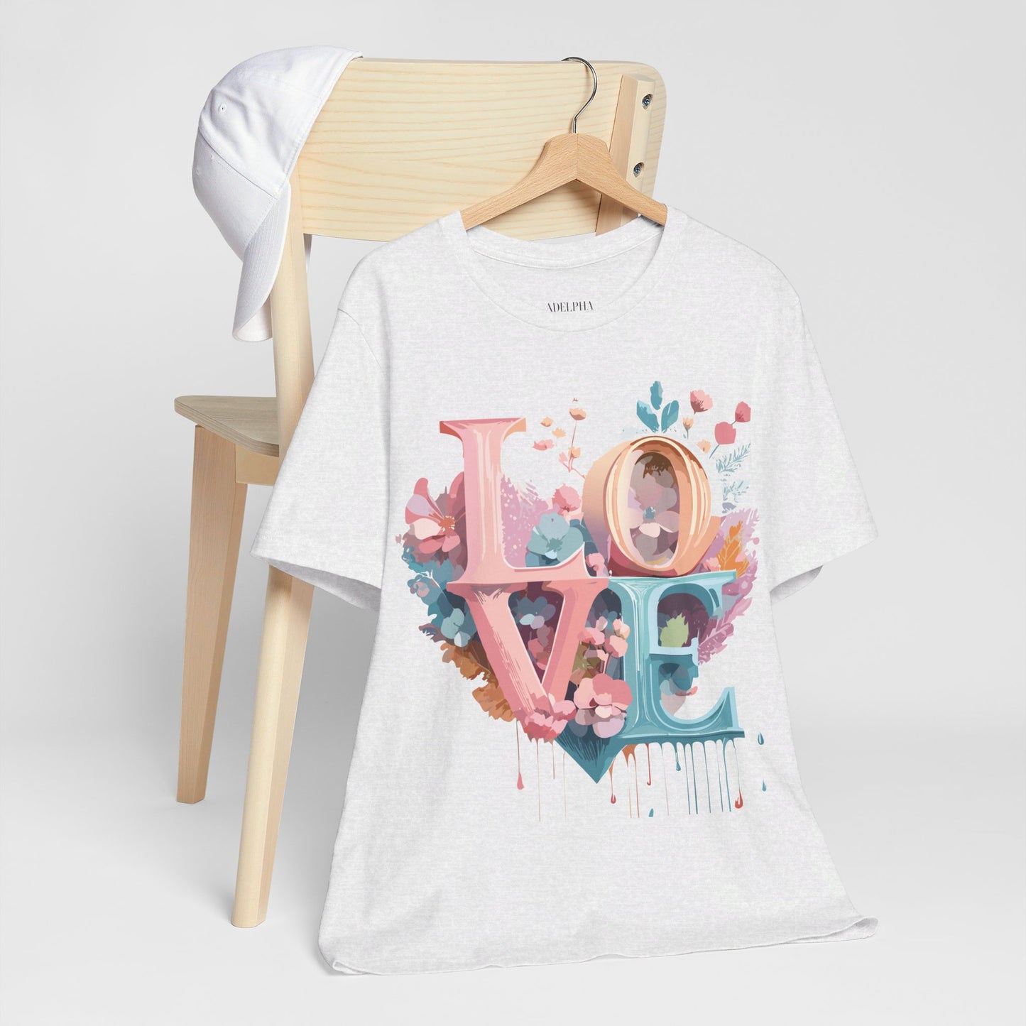 Natural Cotton Tee Shirt - Love story Collection