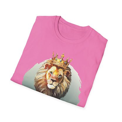 Unisex Lion Shirt Animal Tee Softstyle Gildan 64000 100 Percent Cotton Tee