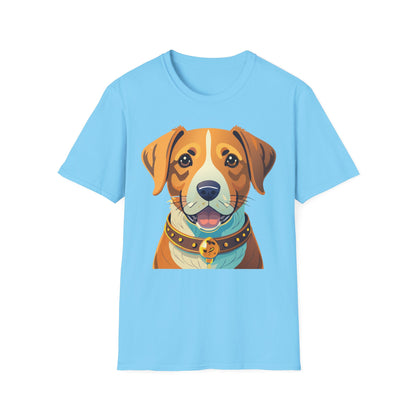 Dog Shirt Unisex Animal Tee Gildan Softstyle 64000 Cotton Tee
