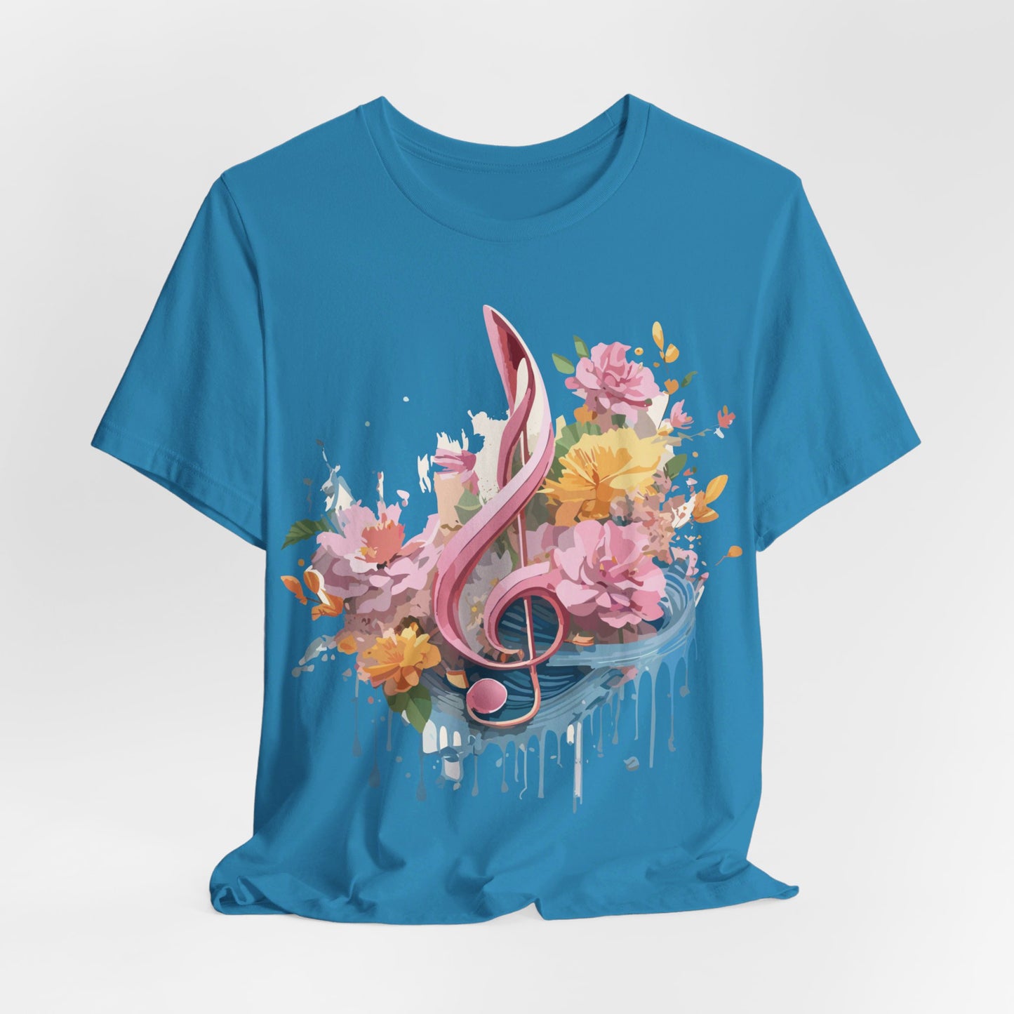 Natural Cotton Tee Shirt - Music Collection