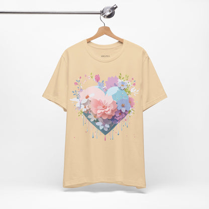Natural Cotton Tee Shirt - Love story Collection Printify