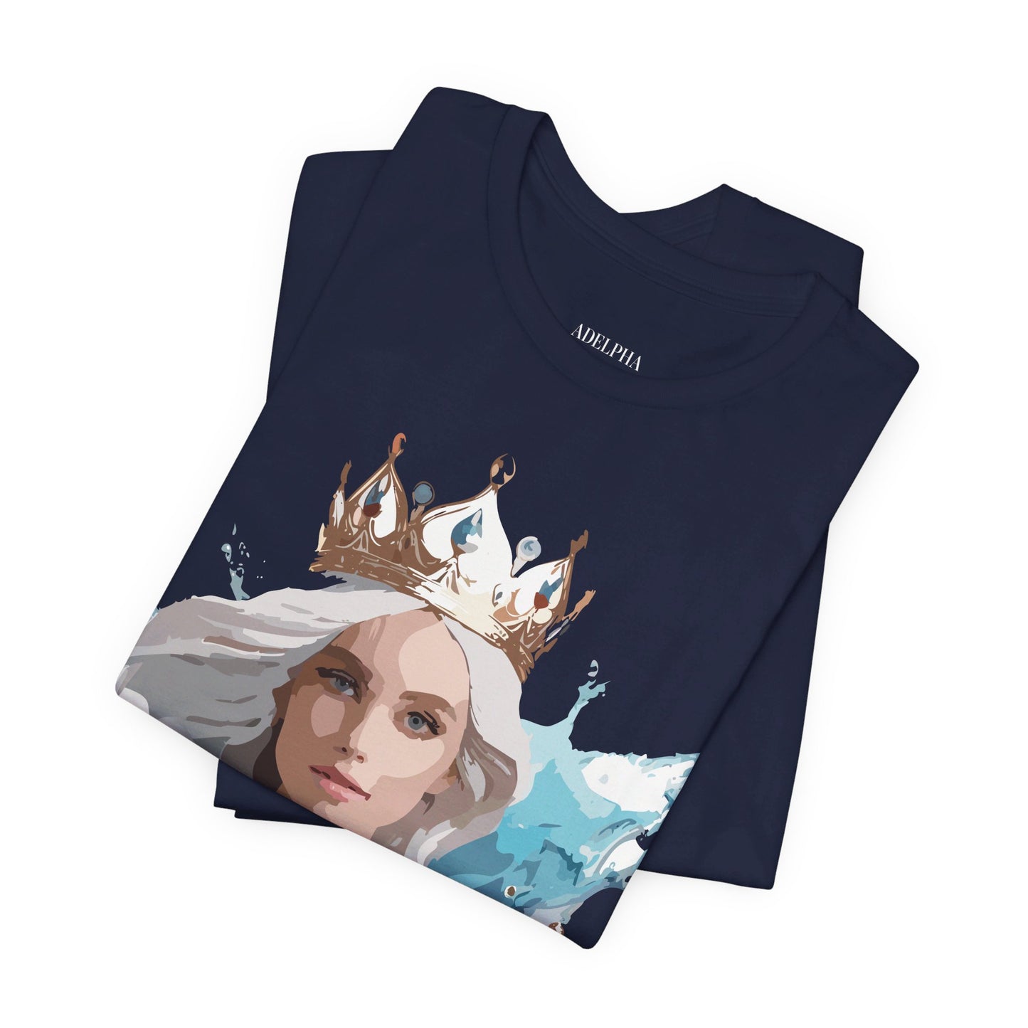 T-Shirt aus natürlicher Baumwolle – Queen Collection