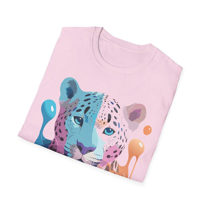 Unisex Cheetah Shirt Gildan Softstyle 64000 Short Sleeve Tee