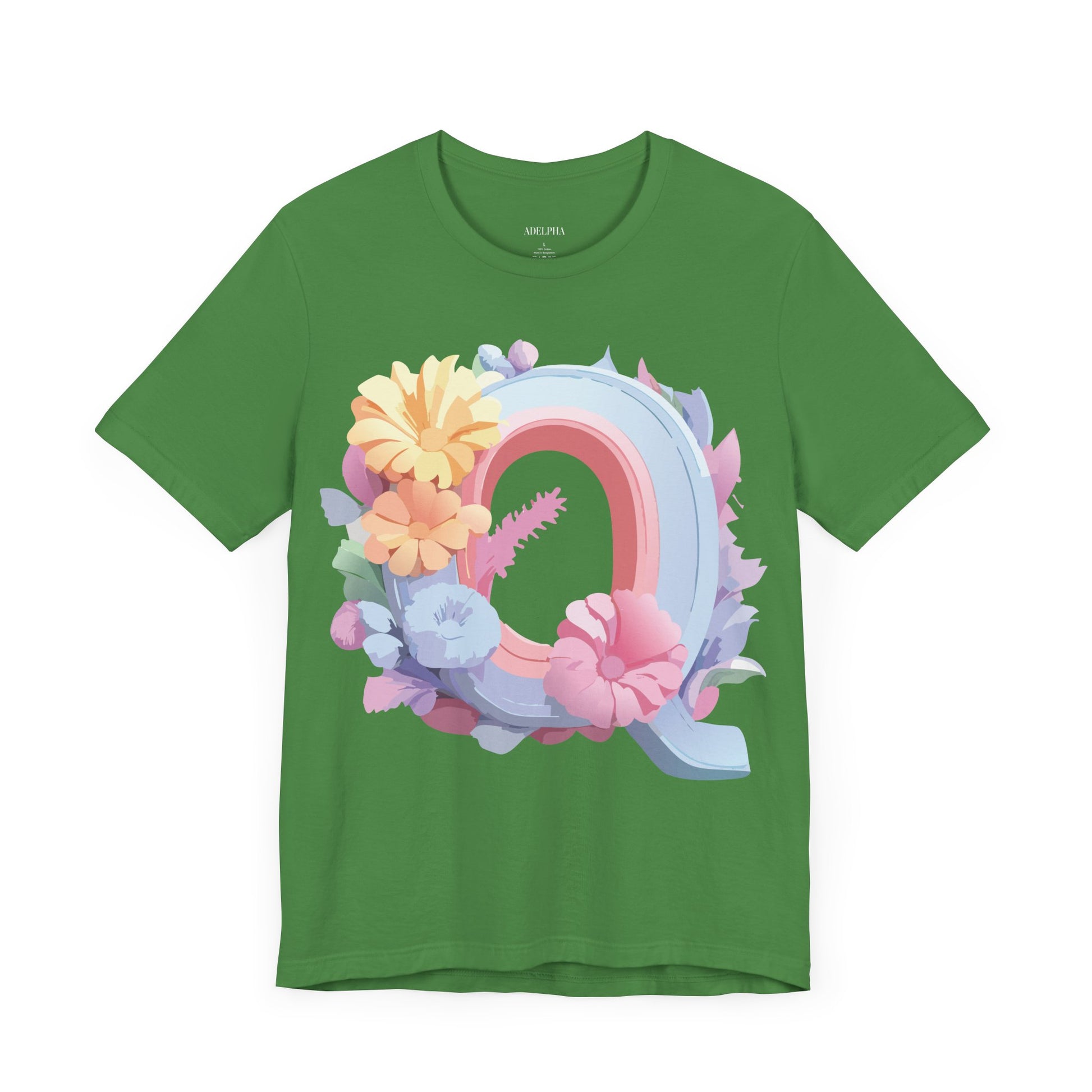 Letter Shirt, Letter Q Shirt - ADELPHA