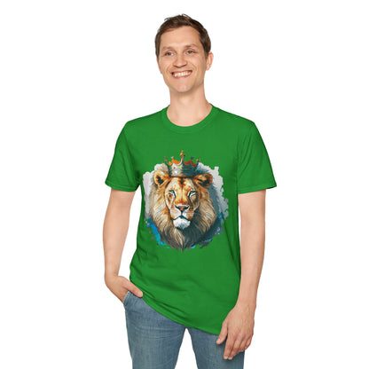 Lion Shirt Unisex Animal Tee Softstyle 64000 100 Percent Ring Spun Cotton