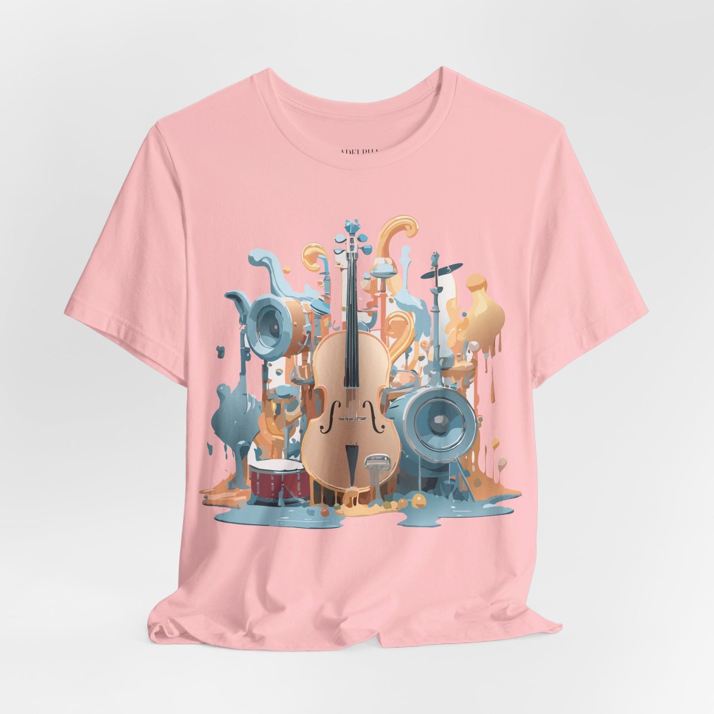 T-Shirt aus natürlicher Baumwolle – Musikkollektion