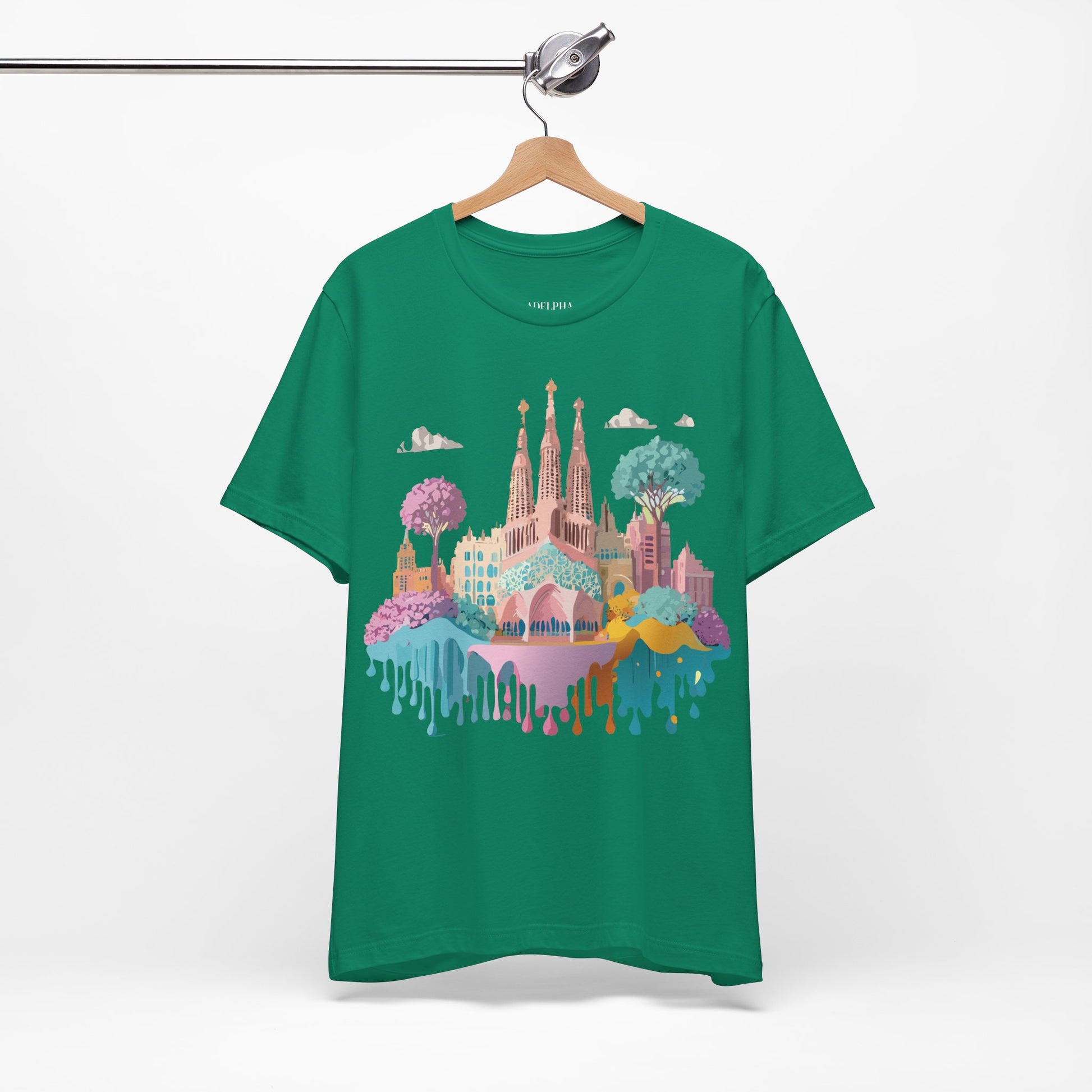 Tourist Shirt, Shirt with Barcelona - ADELPHA