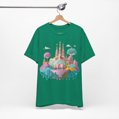 Tourist Shirt, Shirt with Barcelona - ADELPHA