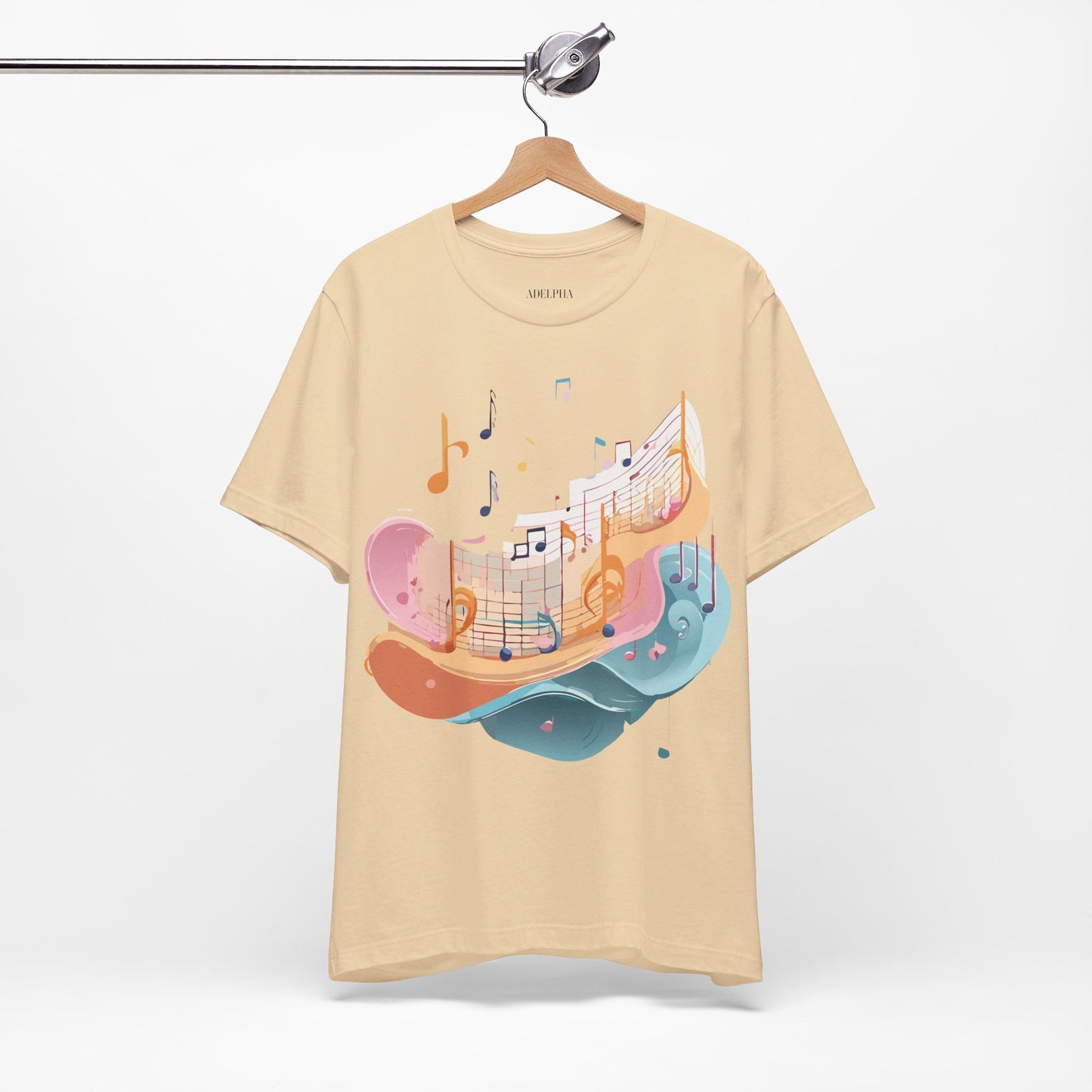 T-shirt en coton naturel - Collection Musique