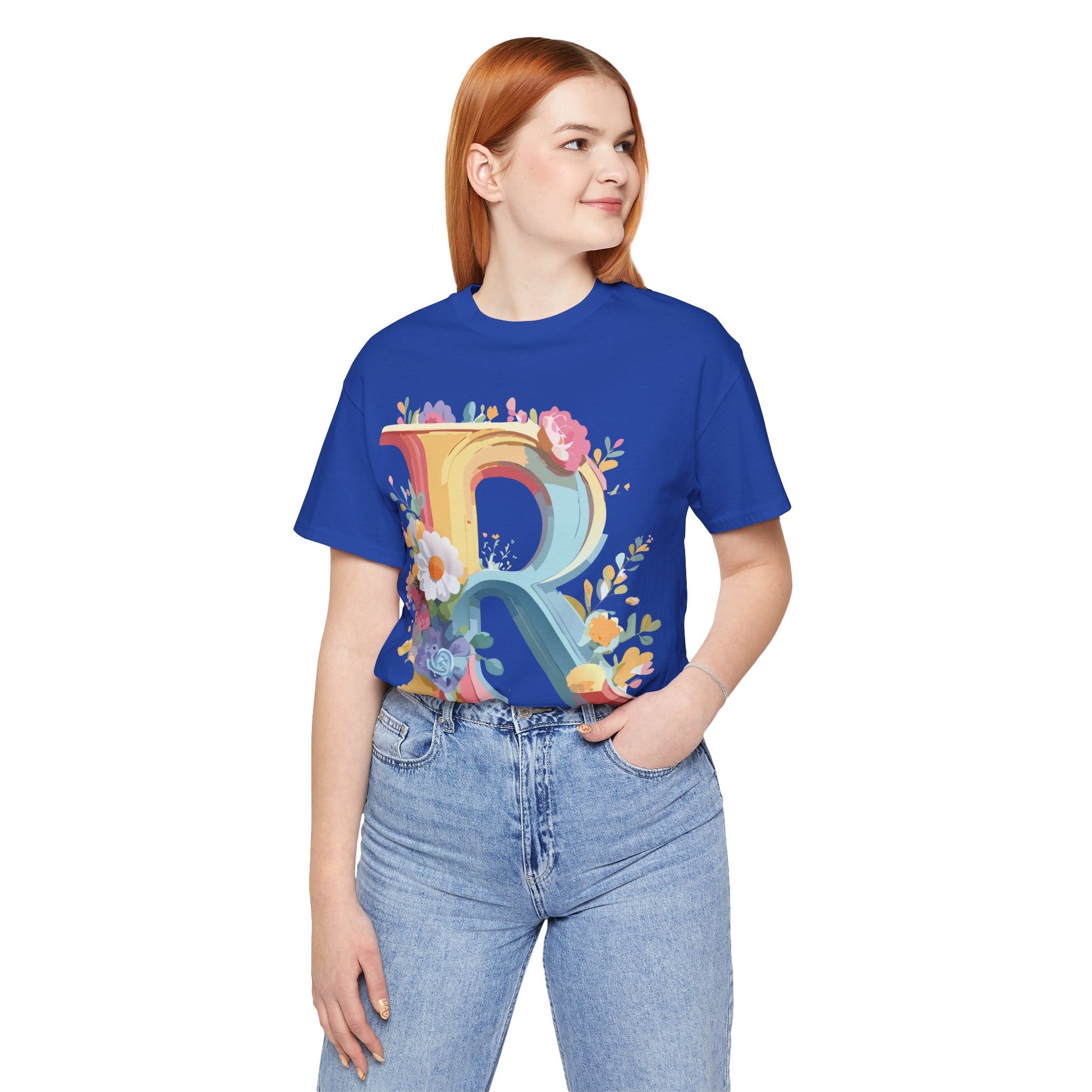 Letter Shirt, Letter R Shirt - ADELPHA