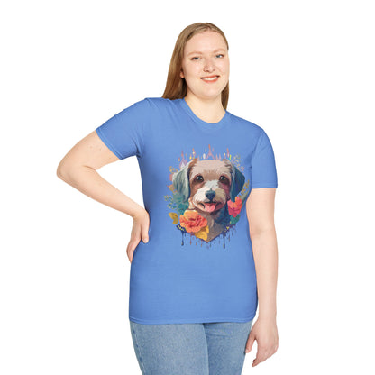 Dog Shirt Unisex Animal Tee Gildan Softstyle 64000 Short Sleeve Tee