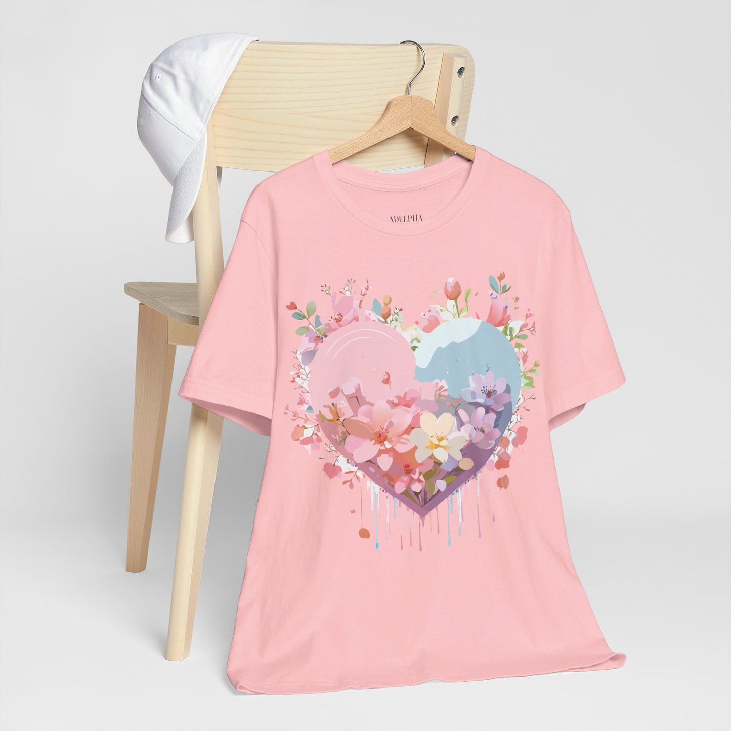 T-shirt en coton naturel - Collection Love story