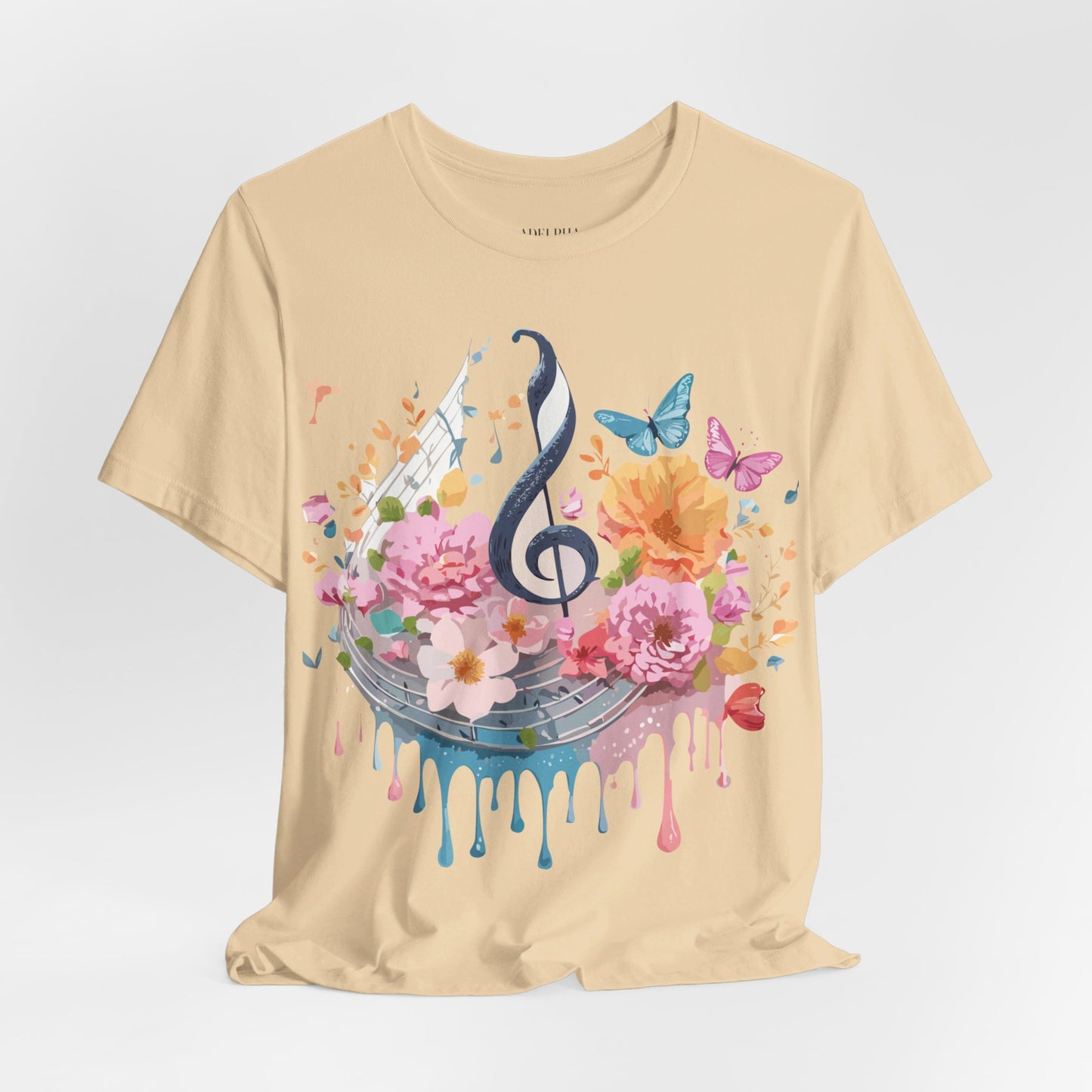 T-shirt en coton naturel - Collection Musique