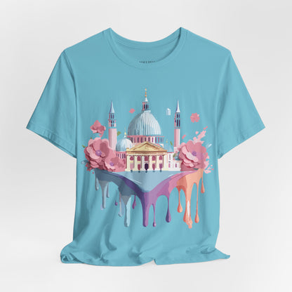 Natural Cotton Tee Shirt - Beautiful Places Collection - Venice Printify