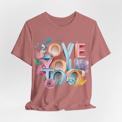 Natural Cotton Tee Shirt - Love story Collection Printify