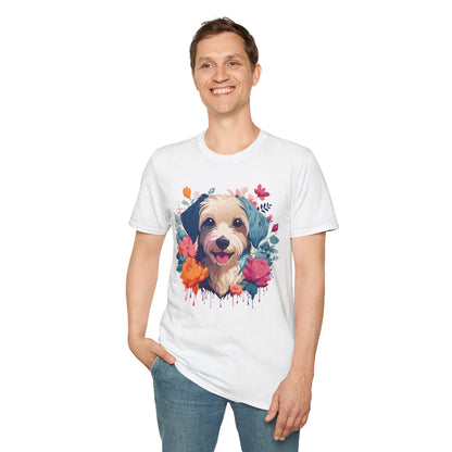 Dog Shirt Unisex Animal Tee Made From 100 Percent Ring Spun Cotton