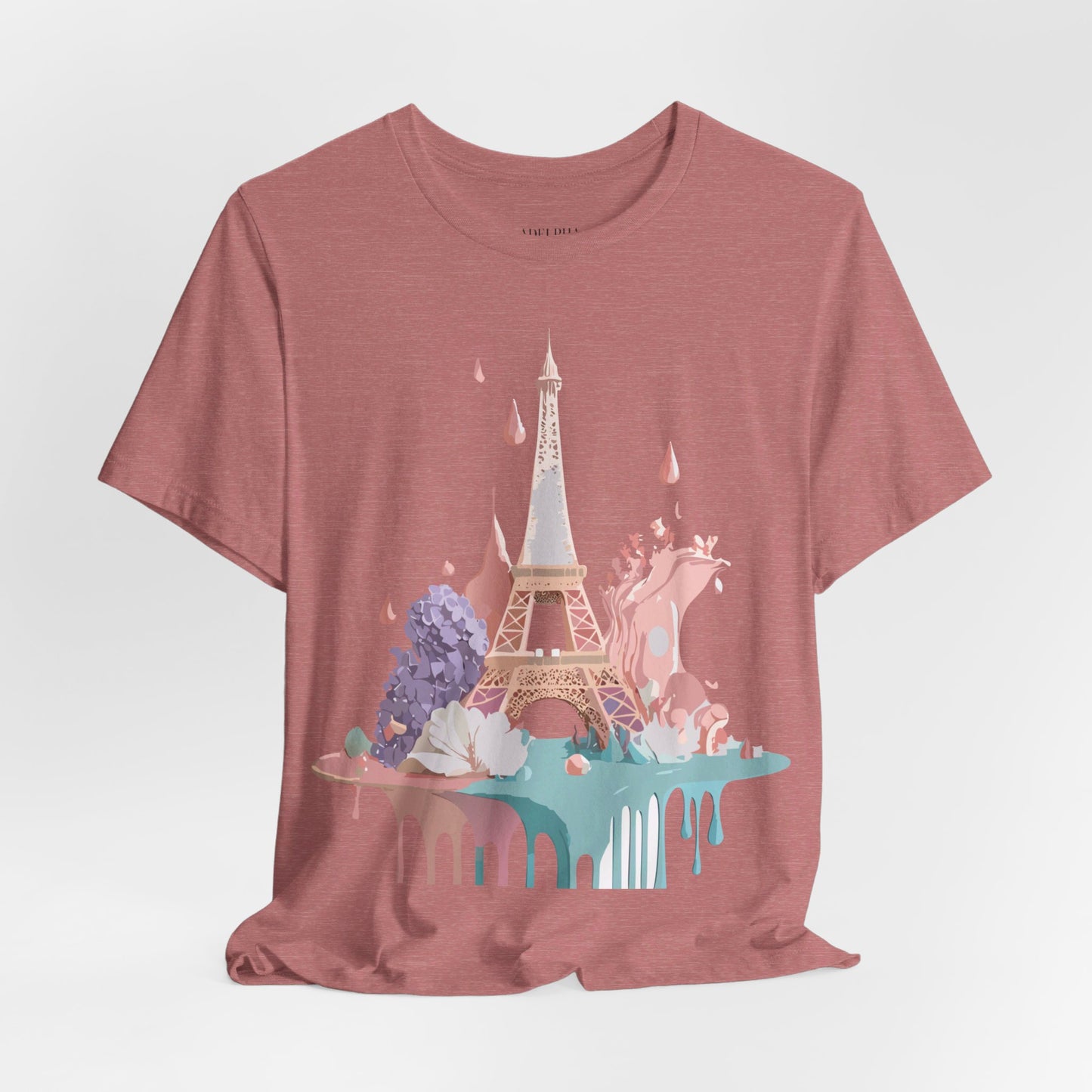 Natural Cotton Tee Shirt - Beautiful Places Collection - Paris