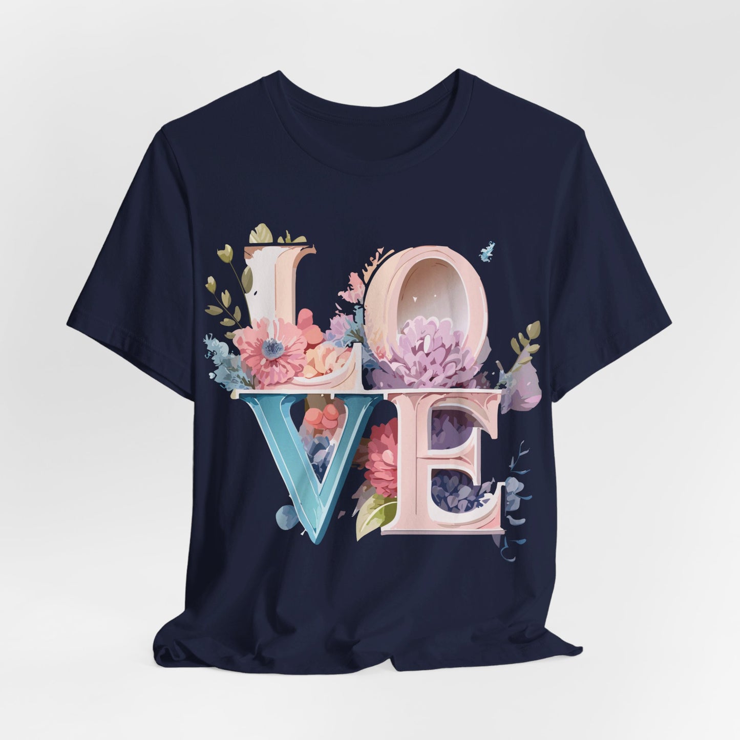 T-Shirt aus natürlicher Baumwolle – Love Story Collection