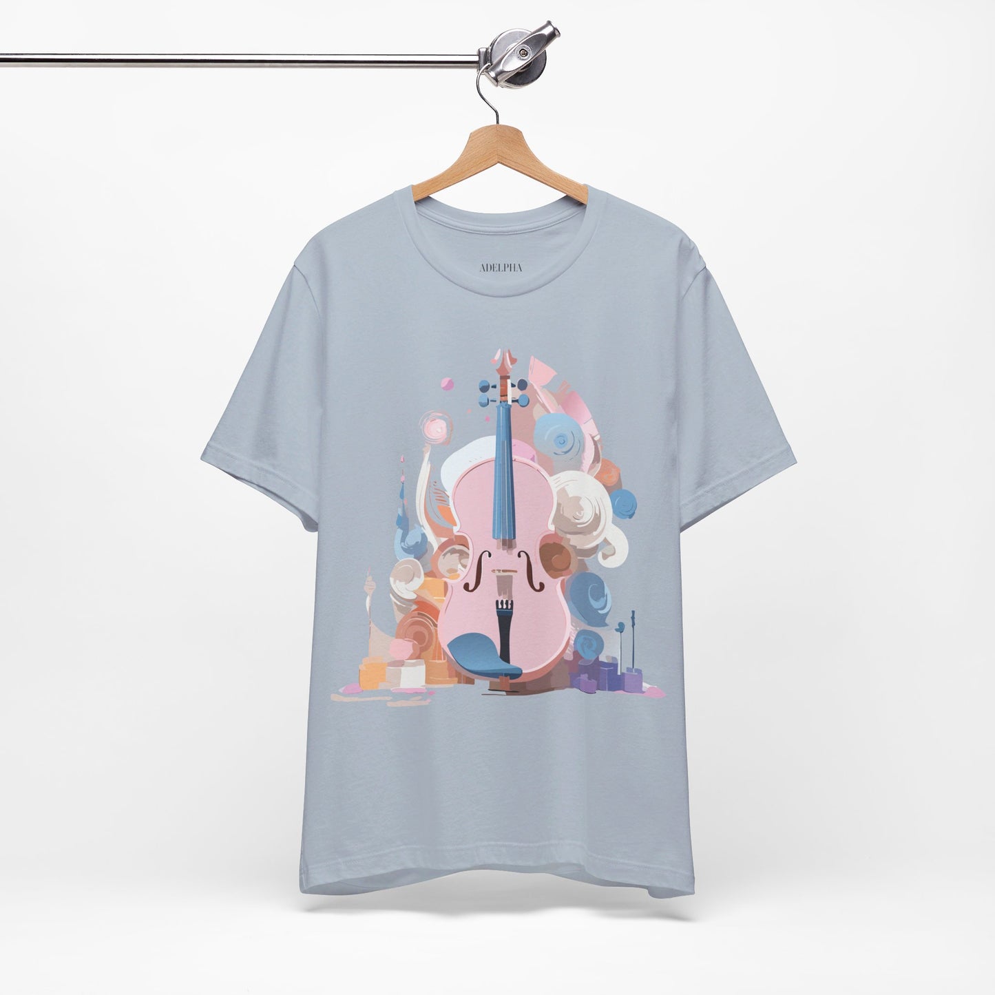 T-Shirt aus natürlicher Baumwolle – Musikkollektion