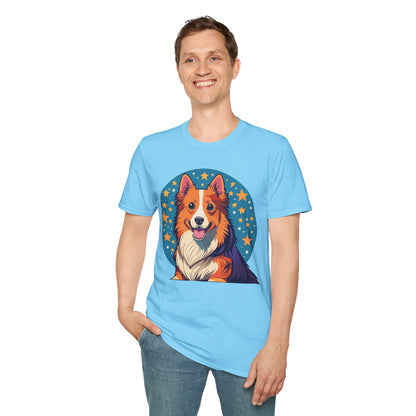 Unisex Dog Shirt Animal Print Tee Gildan Softstyle 64000 Tee