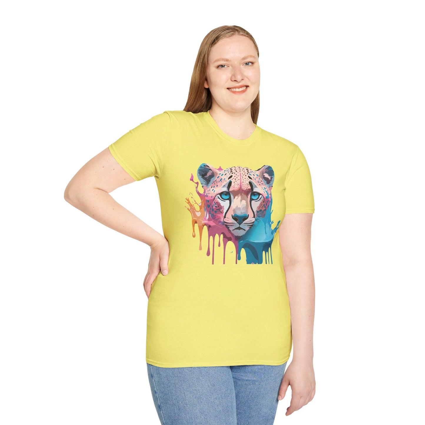 Cheetah Shirt, Shirt with Cheetah, Cheetah Tee, Shirt with Animals