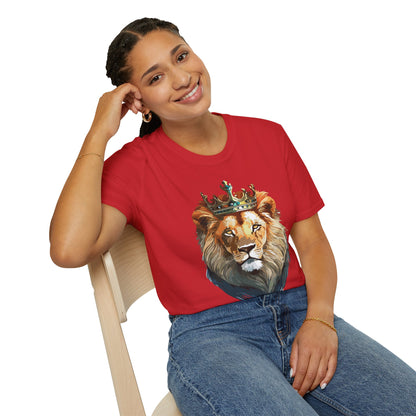 Lion Shirt Unisex Softstyle Tee Gildan 64000 100 Percent Ring Spun Cotton