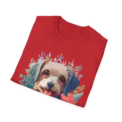 Dog Shirt Unisex Animal Tee Gildan Softstyle 64000 Short Sleeve Tee