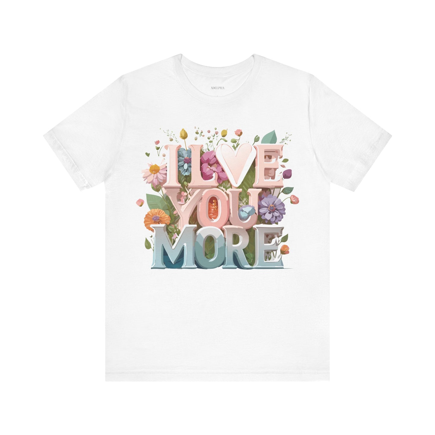 T-shirt en coton naturel - Collection Love story