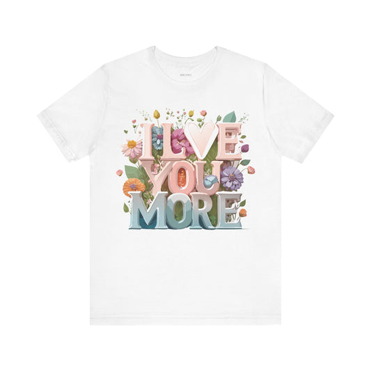 T-Shirt aus natürlicher Baumwolle – Love Story-Kollektion