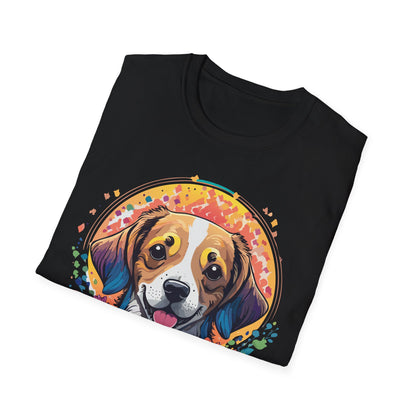 Dog Shirt Unisex Animal Tee Gildan 64000 Softstyle Ring Spun Cotton