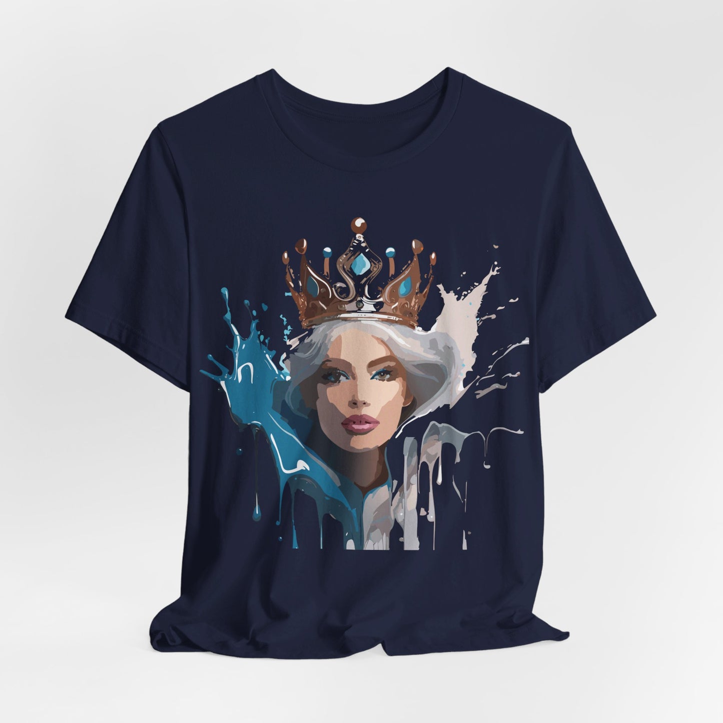 T-Shirt aus natürlicher Baumwolle – Queen Collection