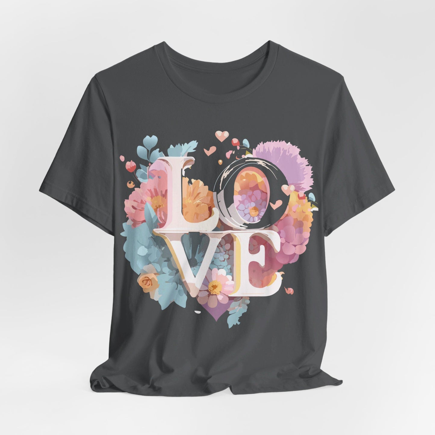 T-Shirt aus natürlicher Baumwolle – Love Story Collection