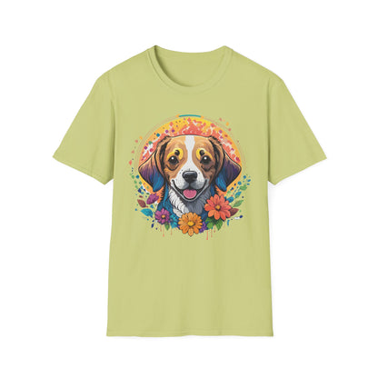 Dog Shirt Unisex Animal Tee Gildan 64000 Softstyle Ring Spun Cotton