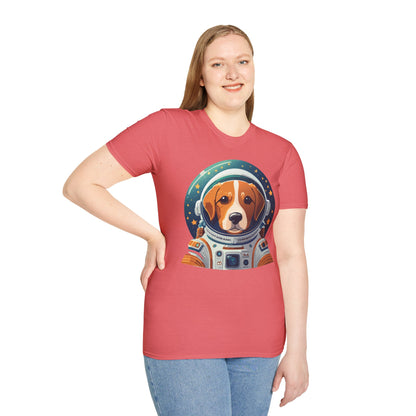 Dog Shirt Unisex Animal Print Tee Softstyle Short Sleeve Tee
