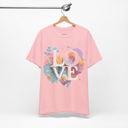 Natural Cotton Tee Shirt - Love story Collection Printify