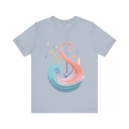 Natural Cotton Tee Shirt - Music collection