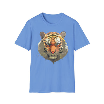 Unisex Tiger Shirt Gildan Softstyle 64000 Cotton Tee For Everyday Comfort