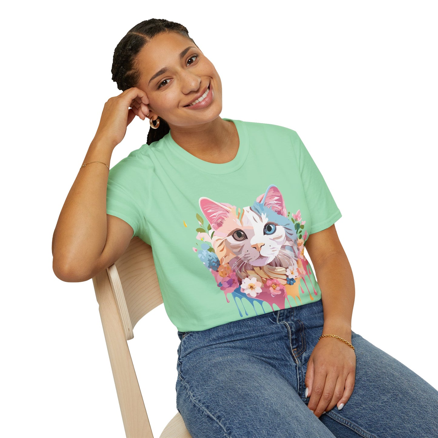 Cat Shirt, Shirt with Cat, Cats Tee, Kitten Tee