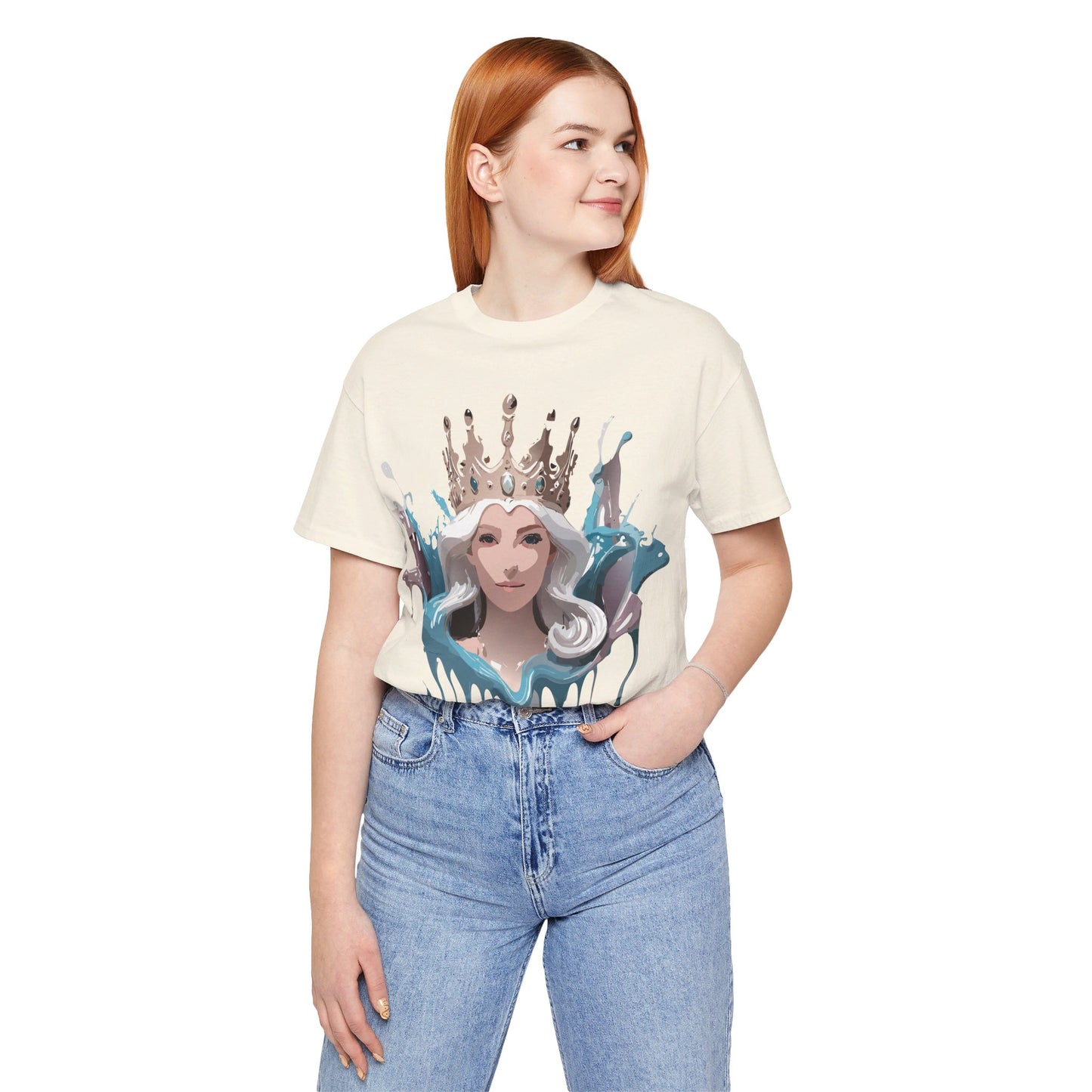 Natural Cotton Tee Shirt - Queen Collection