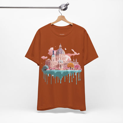 Natural Cotton Tee Shirt - Beautiful Places Collection - Vienna Printify