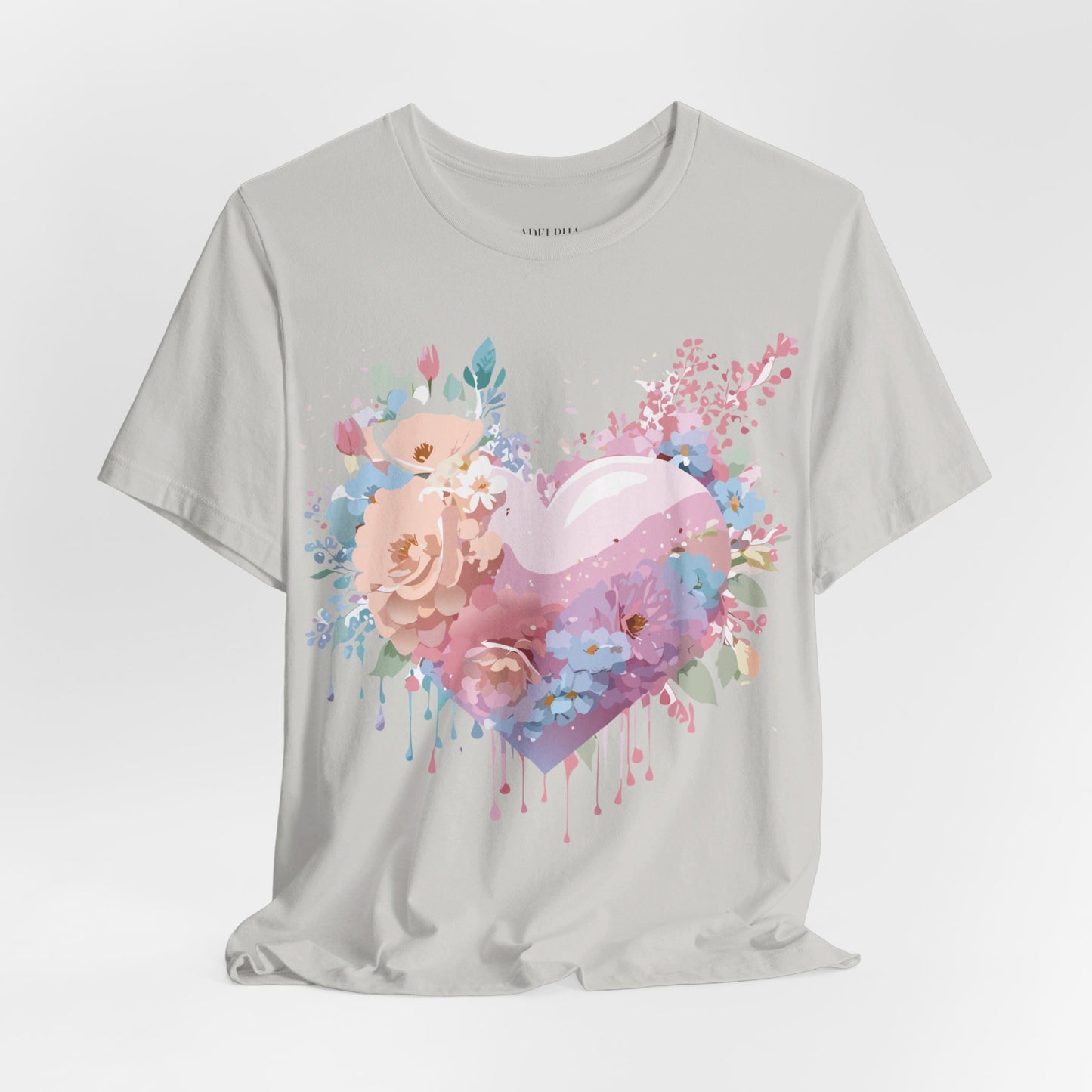 T-shirt en coton naturel - Collection Love story