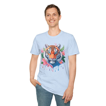 Tiger Shirt Unisex Animal Tee Softstyle Gildan 64000 Cotton Tee