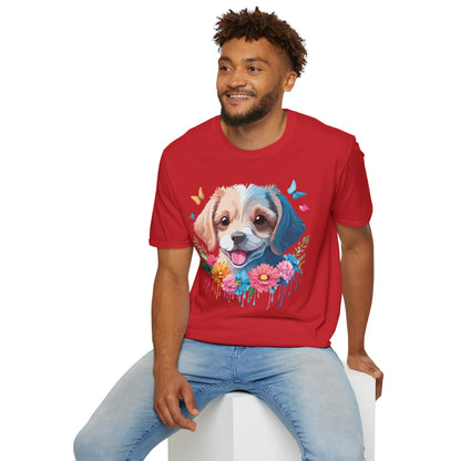 Dog Shirt Unisex Softstyle Tee Gildan 64000 100 Percent Ring Spun Cotton
