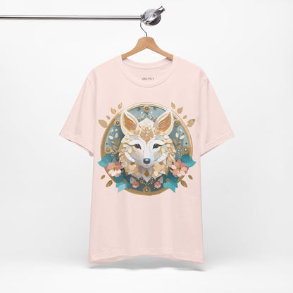 Natural Cotton Tee Shirt - Medallion Collection Printify
