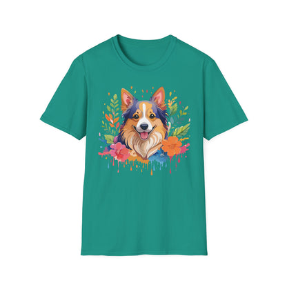 Dog Shirt Unisex Animal Tee Softstyle Gildan 64000 Cotton Tee
