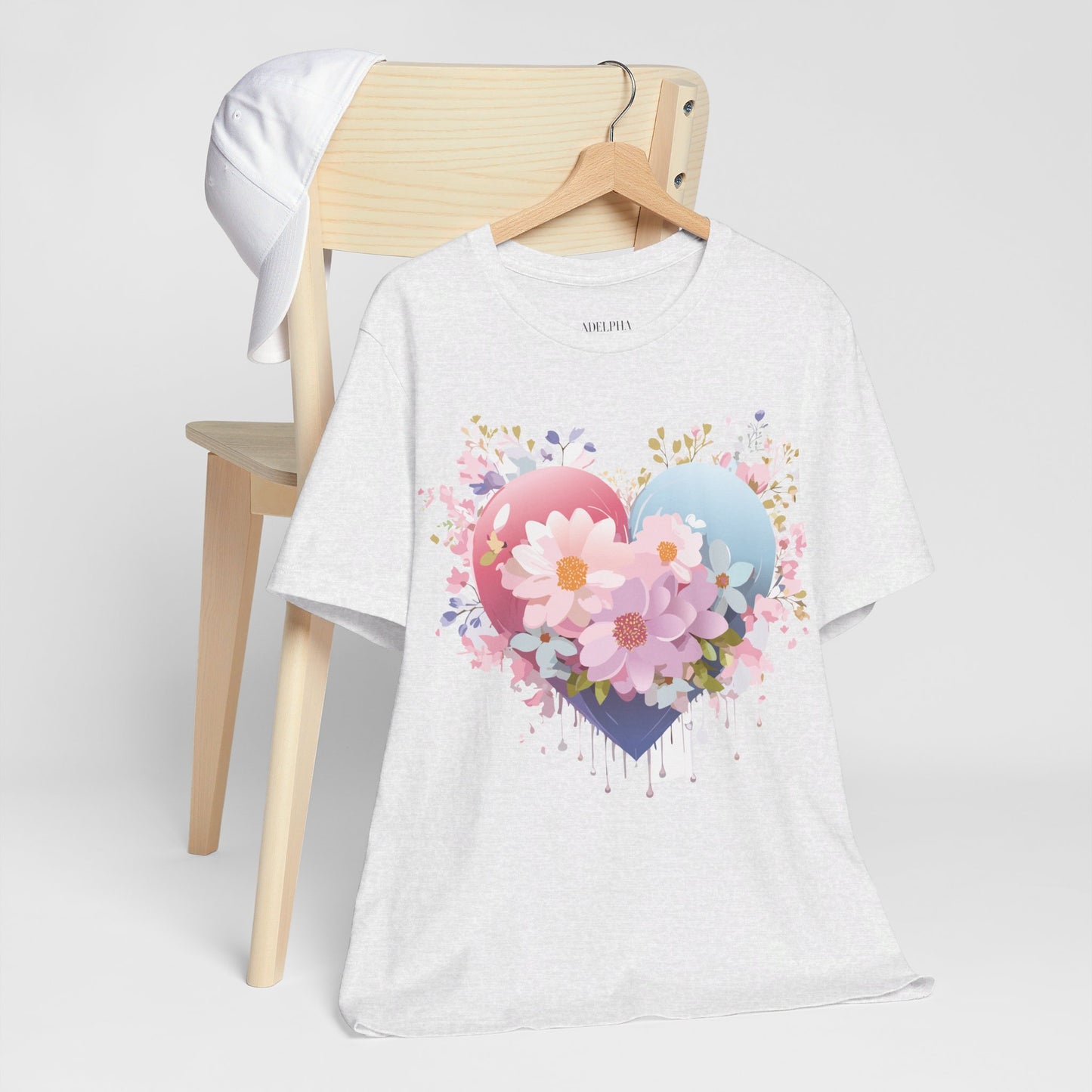 Natural Cotton Tee Shirt - Love story Collection