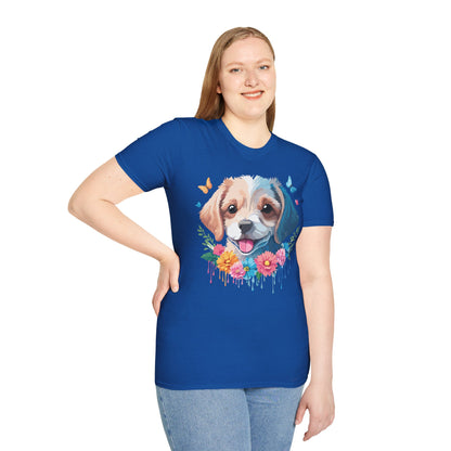 Dog Shirt Unisex Softstyle Tee Gildan 64000 100 Percent Ring Spun Cotton